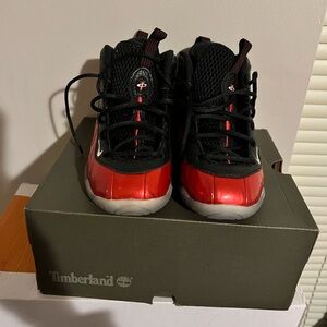 Nike Kids Black and Red Sneakers
